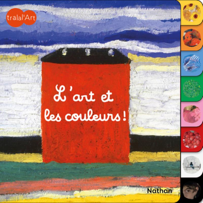 Éveil artistique d'un enfant avec de la peinture, inspiré par les grands maîtres français de la couleur et de la forme.